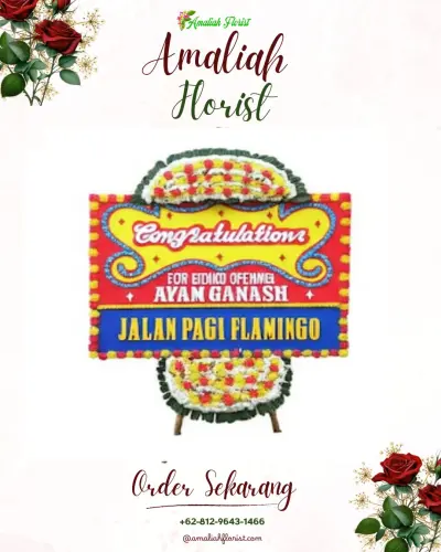 Bunga Papan Congratulation di Kasang
